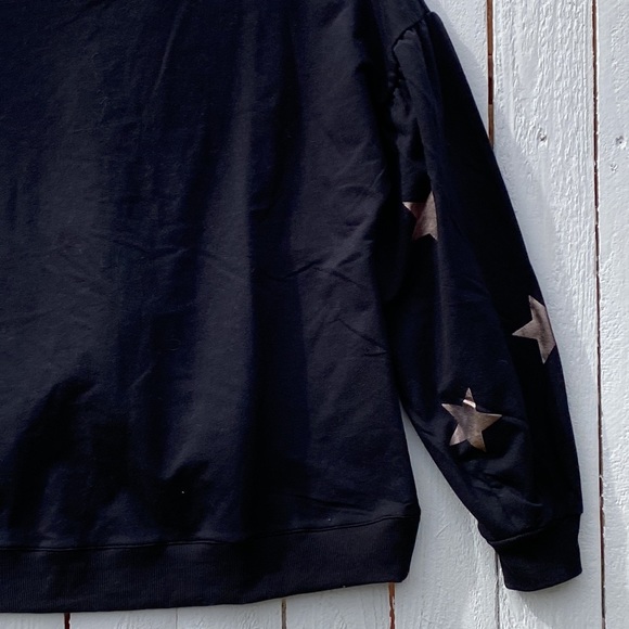 Sweatshirt Cropped with stars - Picture 3 of 13